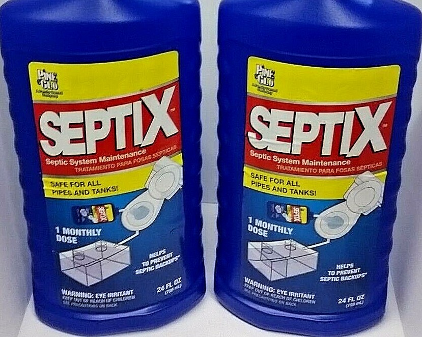 ( LOT of 2 ) Septix Treatment Septic Tanks & Systems 24 Oz each