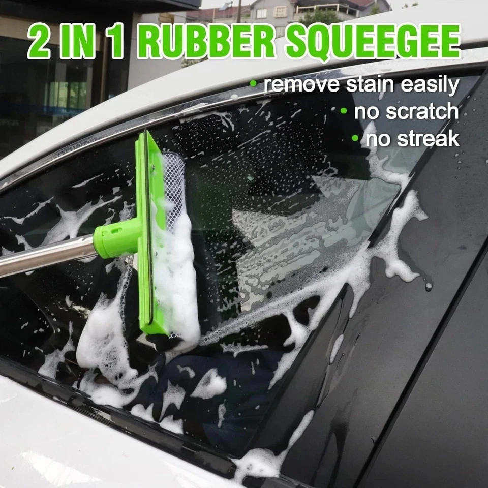 Car Wash Kit 62” Long Handle Chenille Microfiber 11PCS for Cars RV SUV Truck
