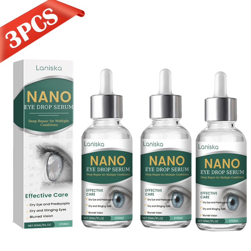 Nano Drops Eye Serum,Natural Nano Lubricant Eye for Drops Dry Eye Presbyopia.