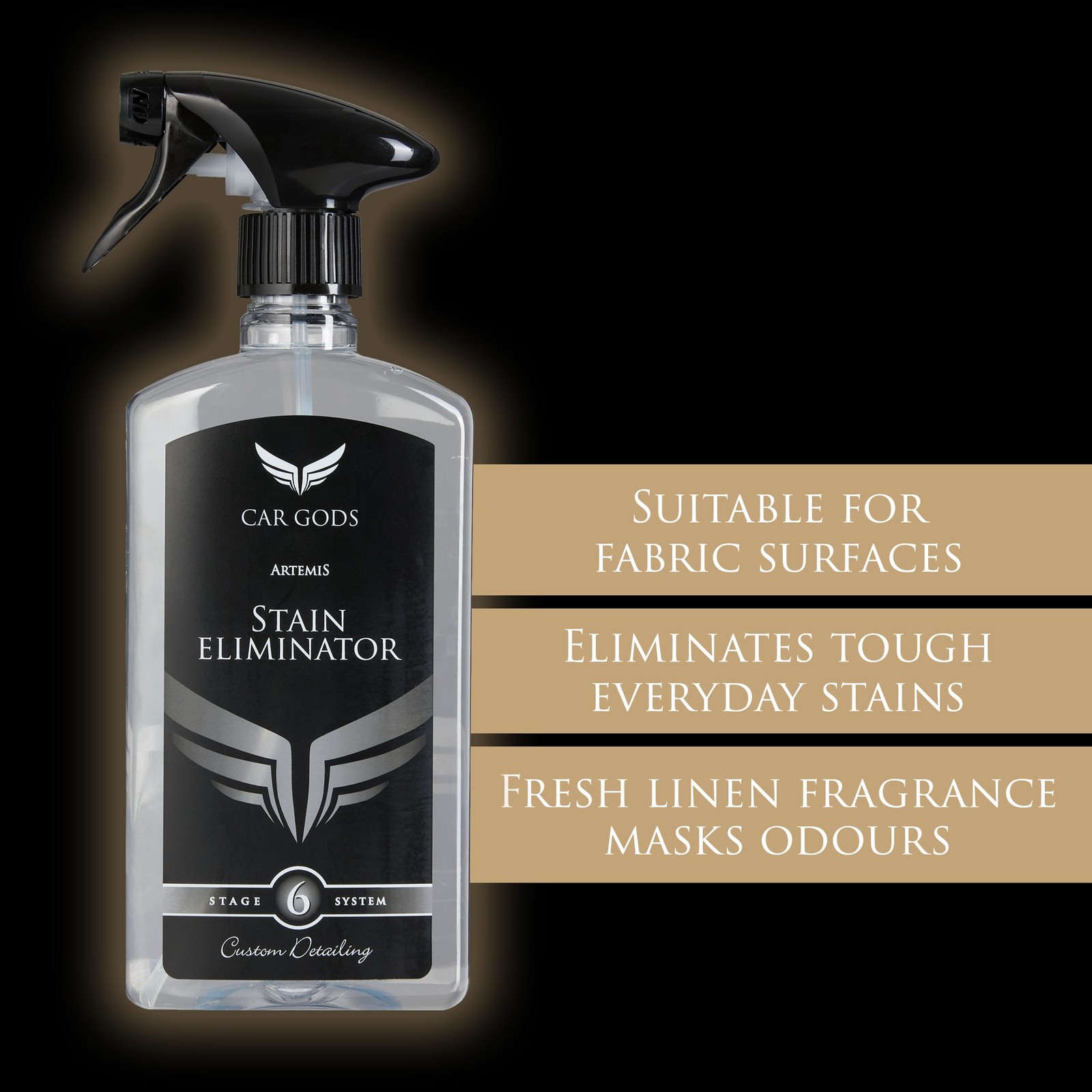Stain Eliminator For Fabric Upholstery Carpets And Interior Trim 17fl Oz 500ml R