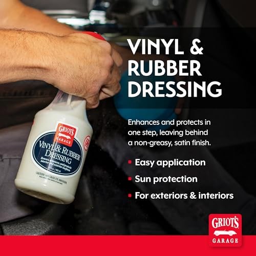 Vinyl and Rubber Dressing for Car Detailing, Exterior and Interior 22 Ounce