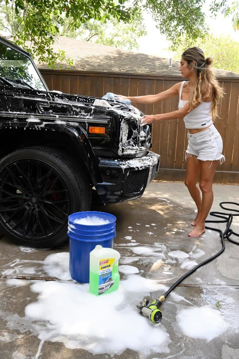 Rain-X 620191 Foaming Car Wash – 100 fl oz. High-Foaming, Concentrated Formula F