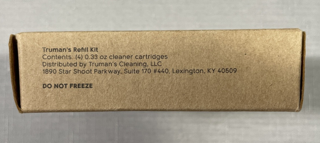 Truman’s The Glass Is Always Cleaner Glass Cartridge Refill Kit (4 Pack)