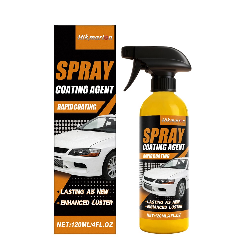 1/2/3x Spray Coating Agent For Cars, Nano Hydrophobic Ceramic Coating 120ml