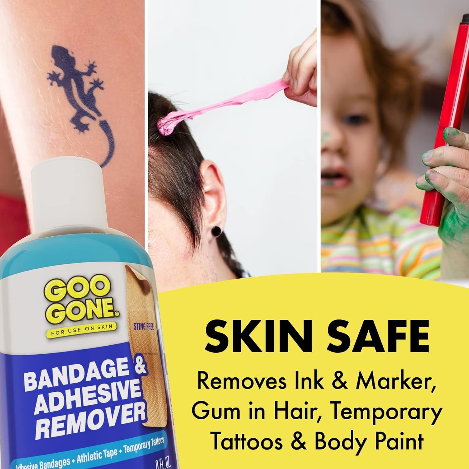 Safe & Gentle Skin Adhesive Remover 8oz