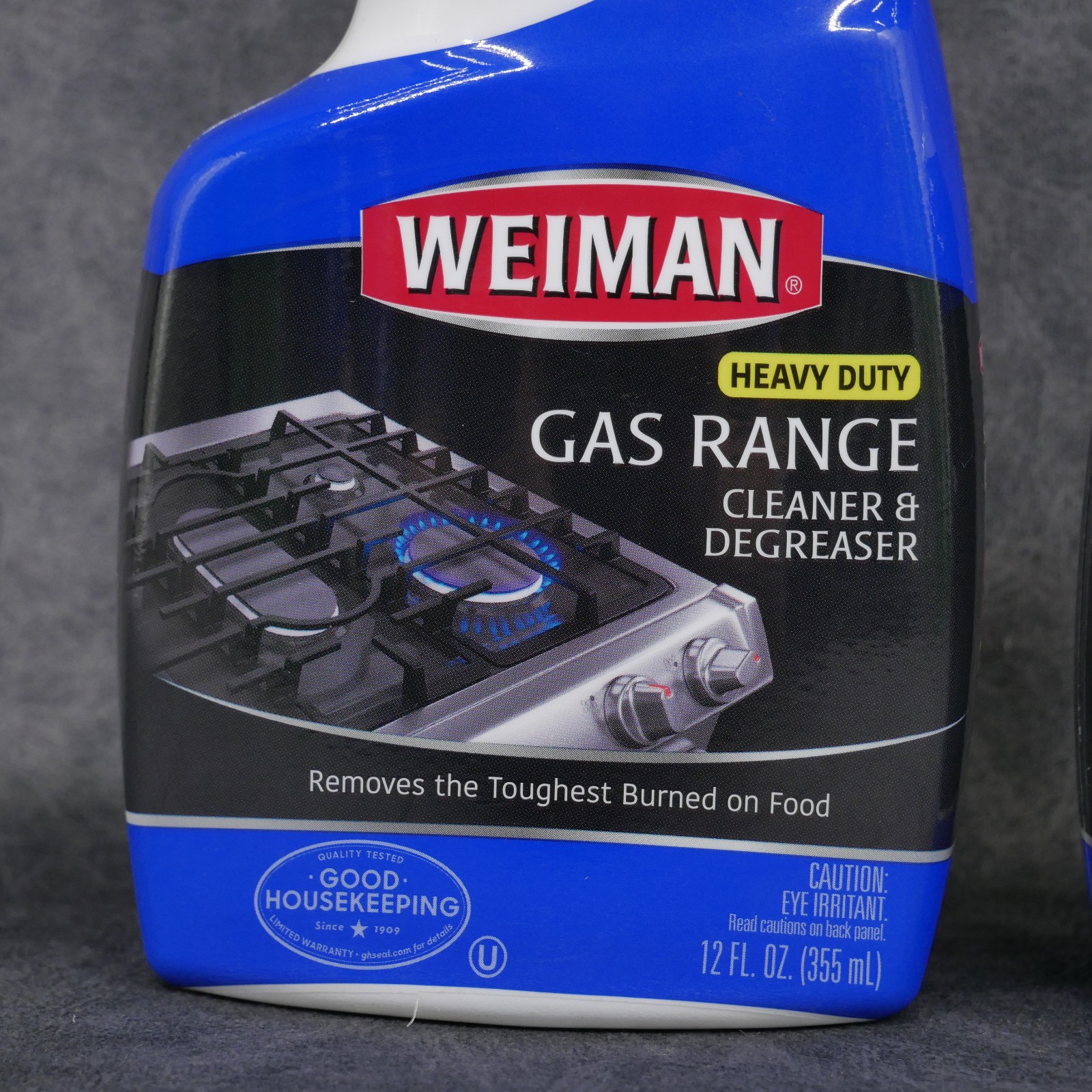 (2-Pack) Weiman Gas Range HEAVY DUTY Ceramic CLEANER & DEGREASER 12oz Spray