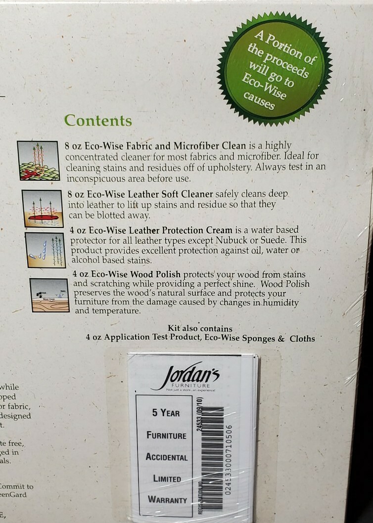 GREENGARD ECO WISE HOME CARE PRODUCTS FOR FABRIC LEATHER WOOD NEW IN SEALED…