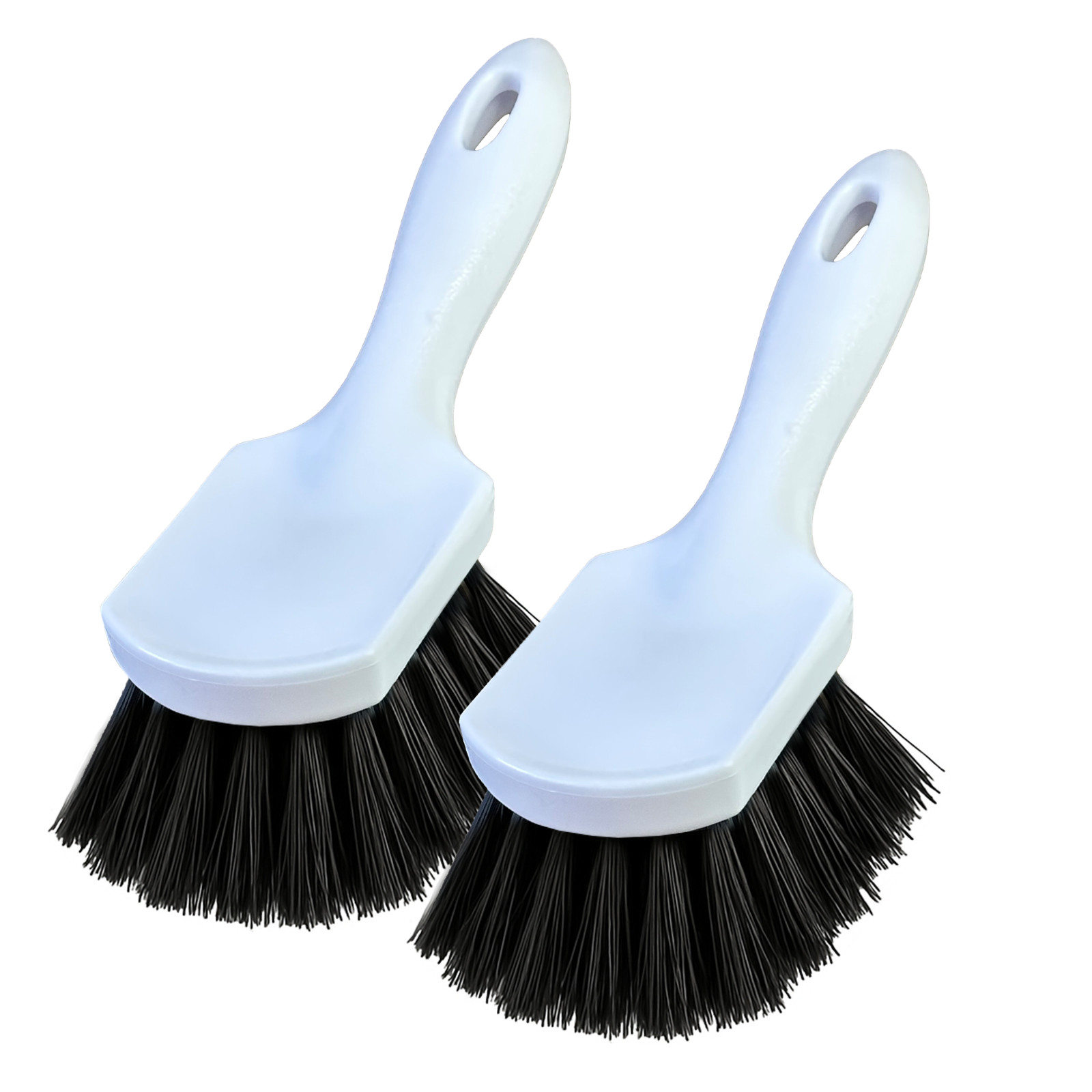 Plastic Utility Brushes – Hard Bristles | Pack of 2