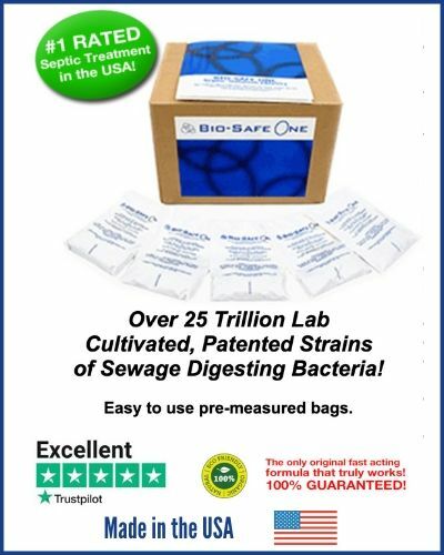 Bio-Safe One Septic Solution B.O.S.S. #1 Bacterial Enzyme Treatment – 1.5 Years