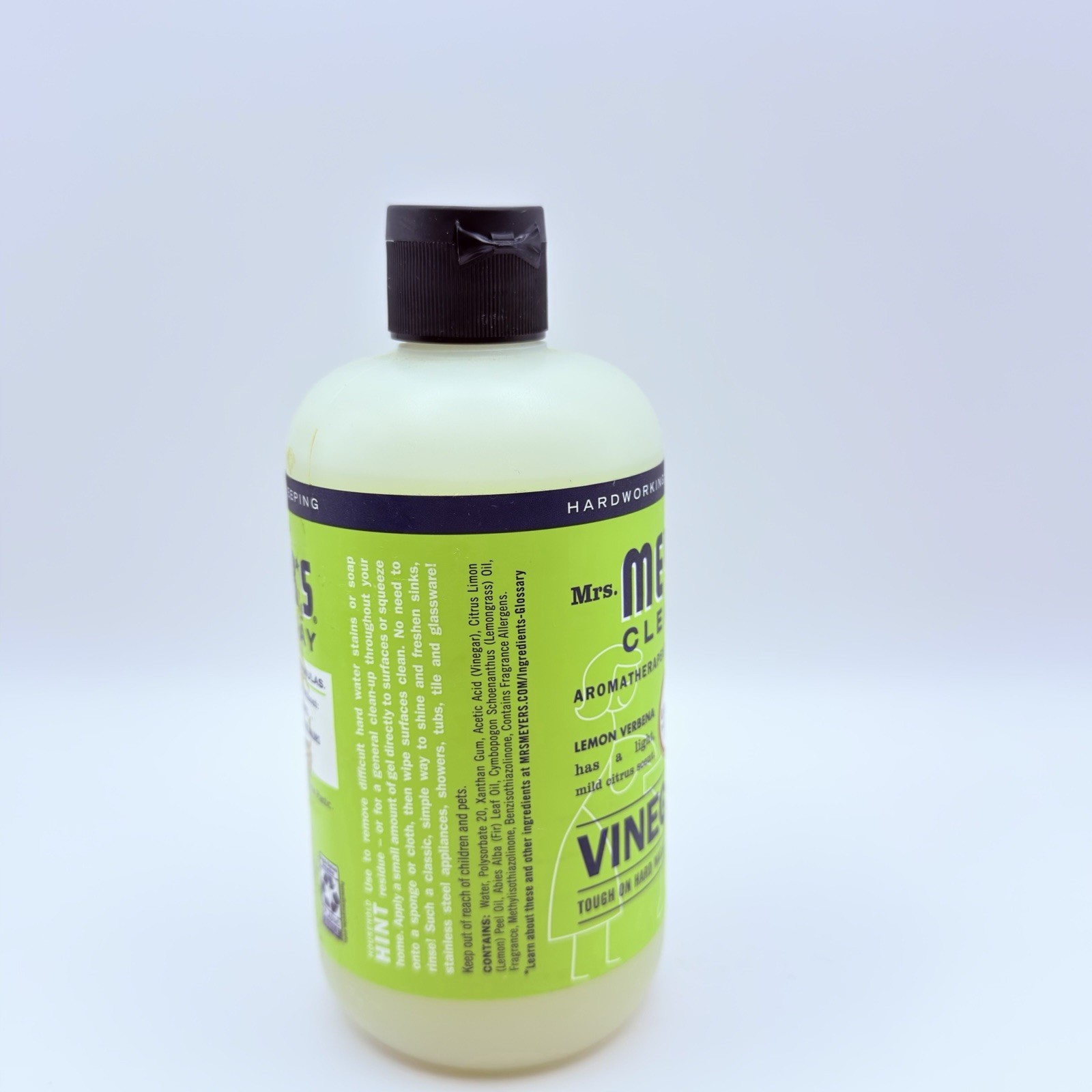 Clean Day Vinegar Cleaner, Lemon Verbena (12 Fl Oz, Pack of 1)