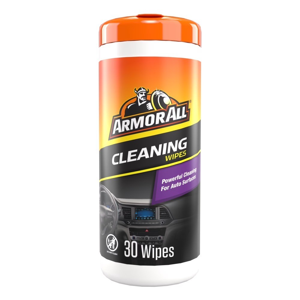 Interior Car Cleaning Wipes 30 Count Pack Auto Dashboard Steering Wheel Cleaner