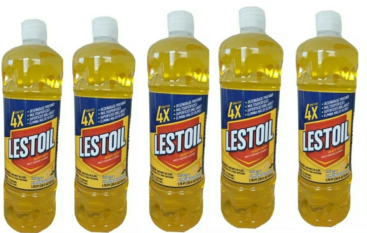LESTOIL INTENSE LEMON HEAVY DUTY MULTI-PURPOSE DEGREASER CLEANER (5pks-28oz.)