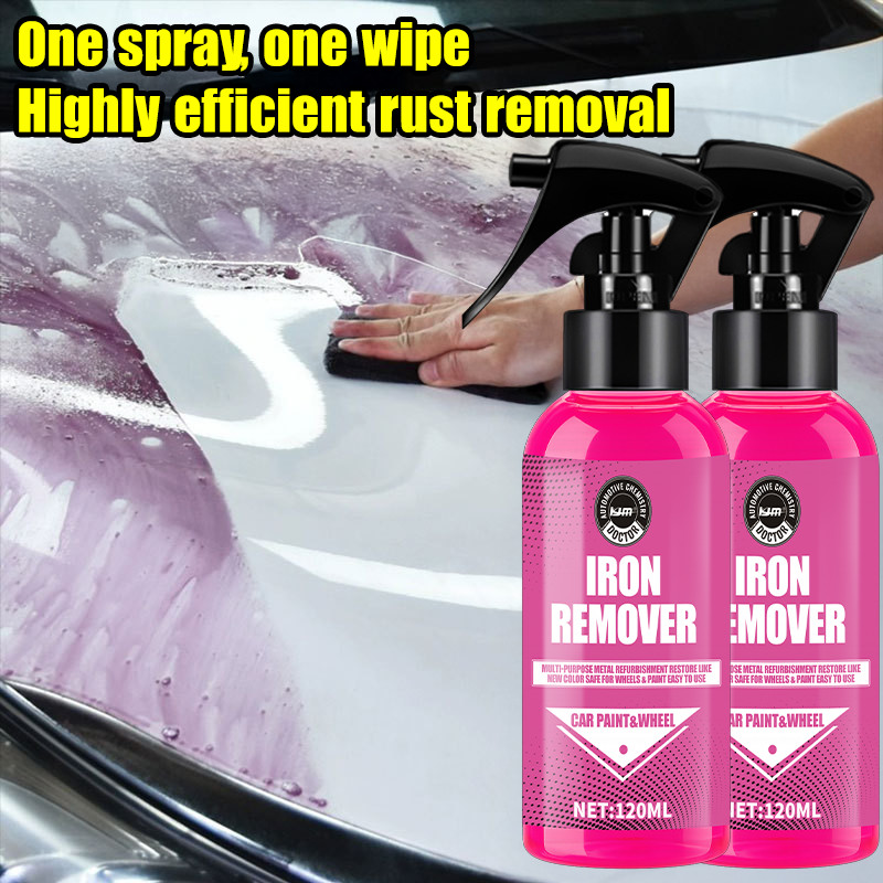 All-Purpose Rust Remover Spray 120ML Fast-Acting Iron Oxidation Eliminator