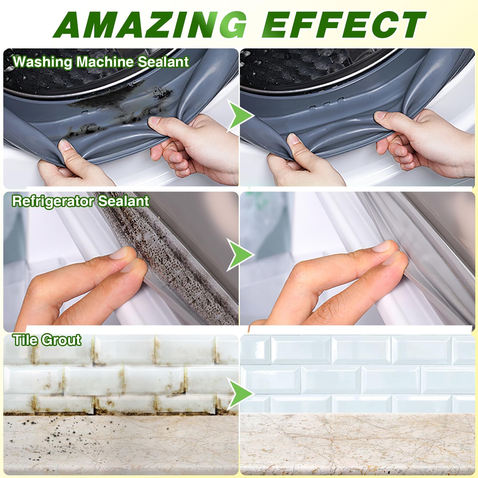 Home Remover Gel, 2 Pack Washing Machine Cleaner Stain Remover Gel for Front …