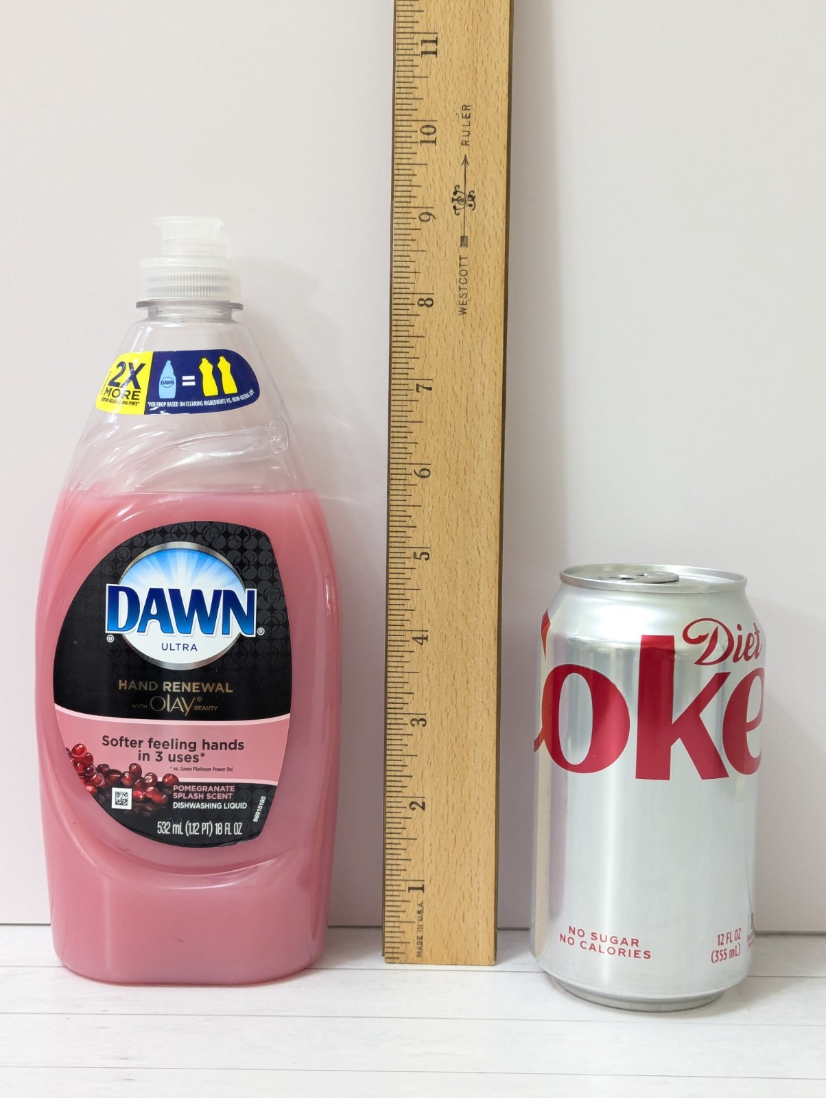Dawn Ultra Hand Renewal Dish Soap Pomegranate Splash Olay Pink 18 fl oz 90% Full