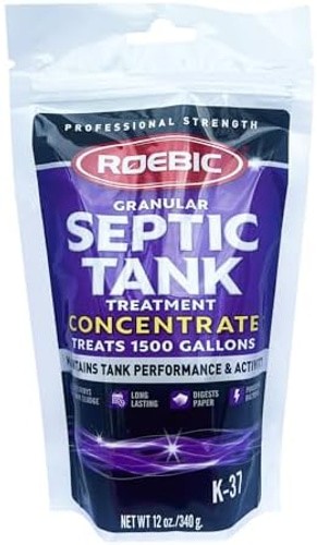 Roebic K-37-BAG Granular Septic Tank Treatment Concentrate, 12-Ounce