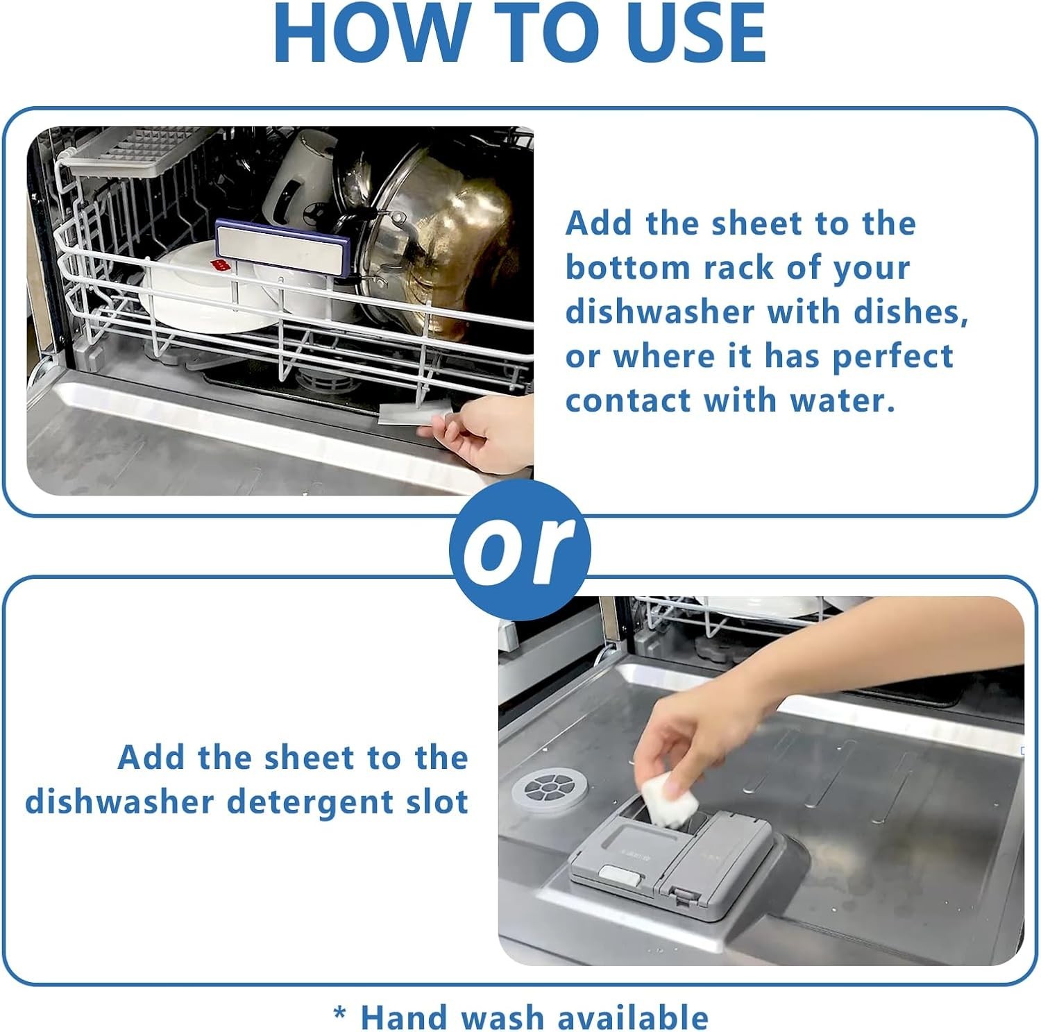 Plant-Based Dishwasher Detergent Sheets – 32 Loads, Non-Toxic and Plastic-Free