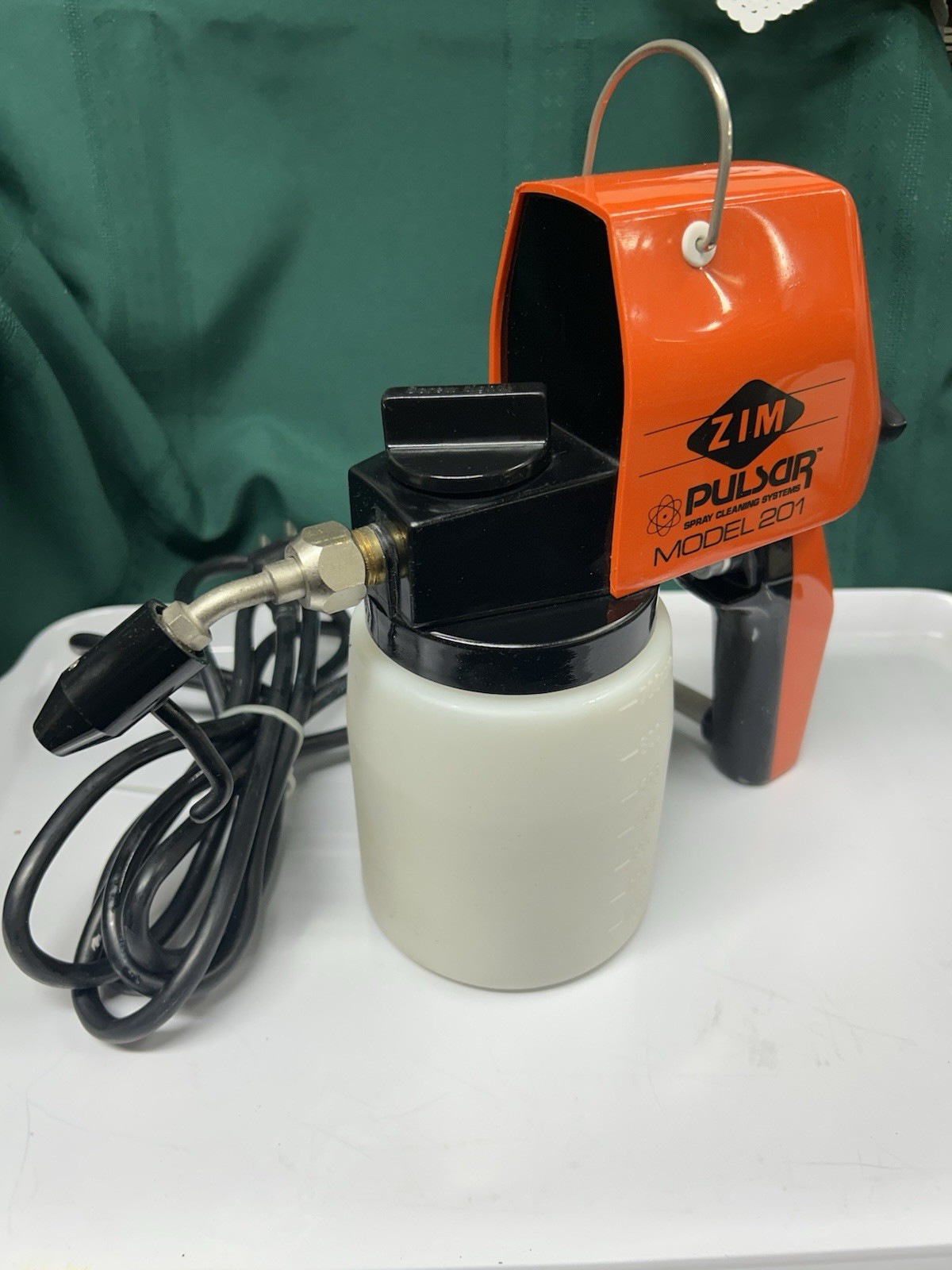 Zim Pulsar # 201 Electric Spray Gun Cleaning System EUC