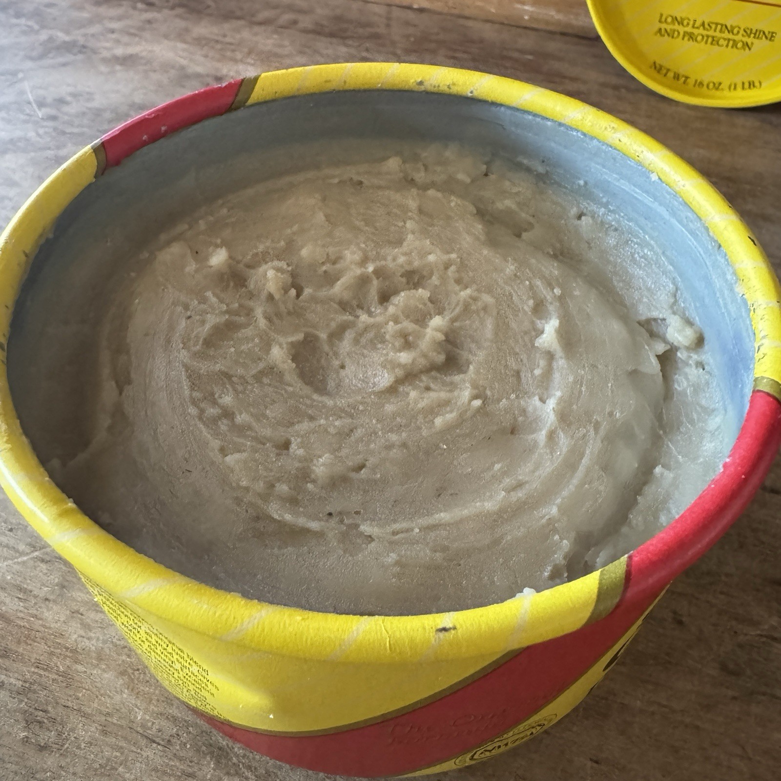 SC Johnson Paste Wax The Original Formula, 16 oz (1 lb) Discontinued Nearly Full