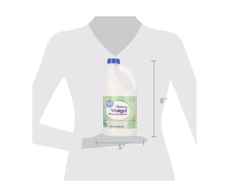 Great Value Cleaning Vinegar All-Purpose Cleaner, 64 fl oz, 6PACK