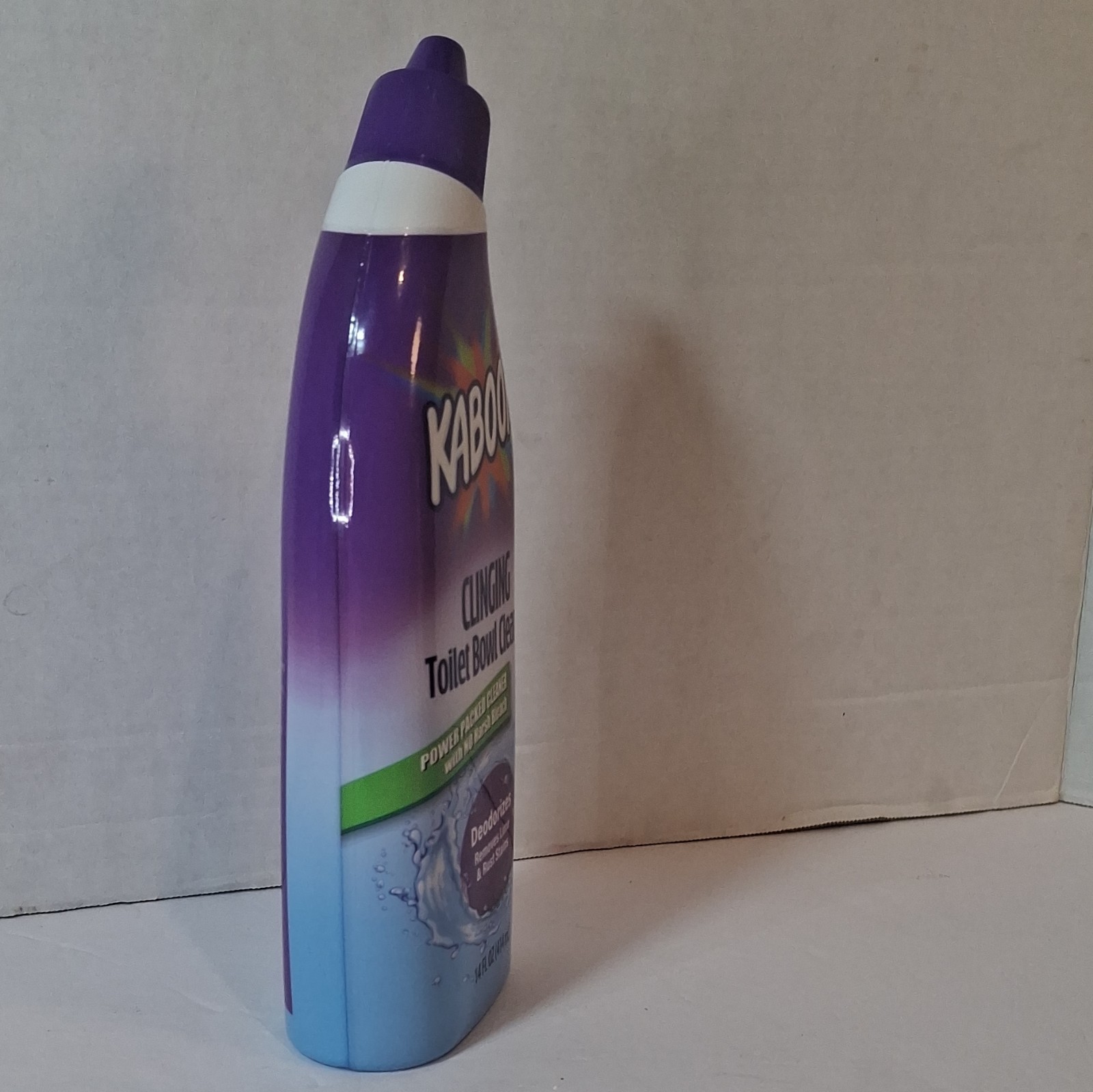 Kaboom Clinging Toilet Bowl Cleaner, Deodorizes, No Harsh Bleach, 14 fl oz