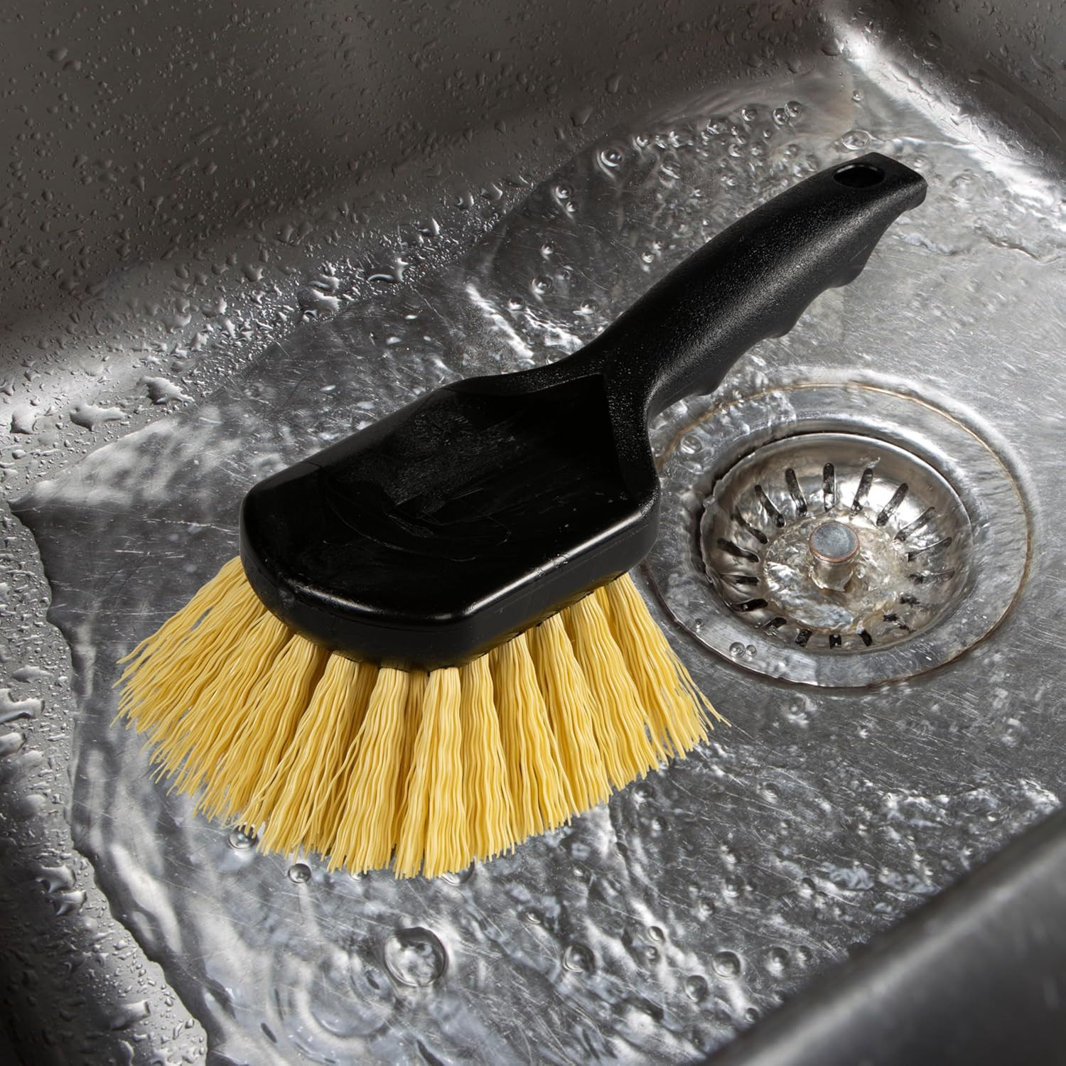 SPARTA Utility Scrub Brush, 8″ Polypropylene Bristles, 12-Pack