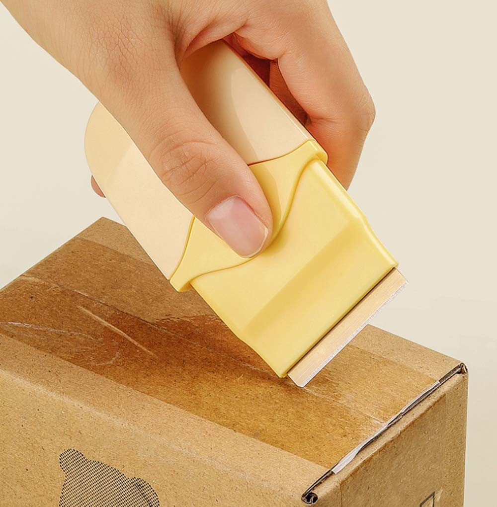 Compact Cleaning Scraper with Razor Blades, Ideal fits Removing Labels & Residue
