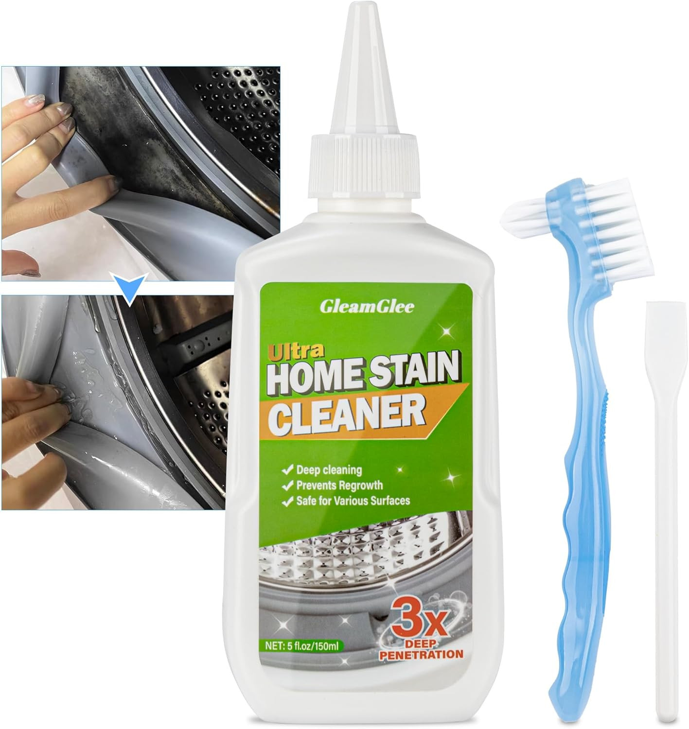 Home Remover Gel Washing Machine Gasket Cleaner 5oz, Heavy Duty