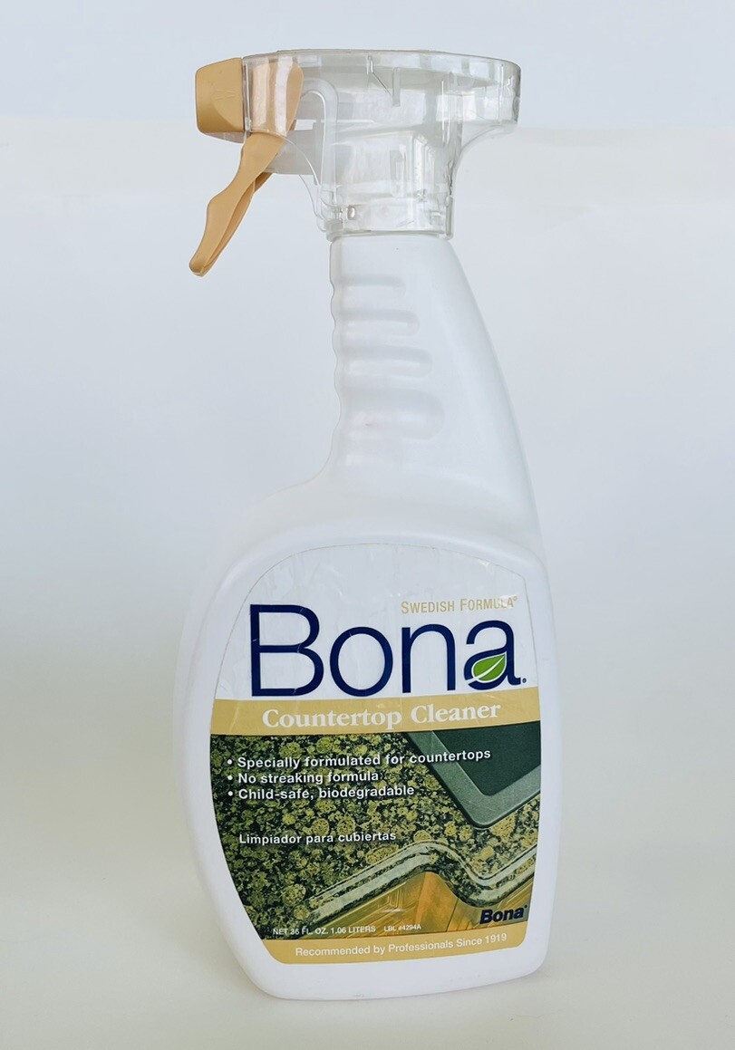 Bona Swedish Formula Countertop Cleaner, 36 Fl. Oz. Large Size, New & Rare