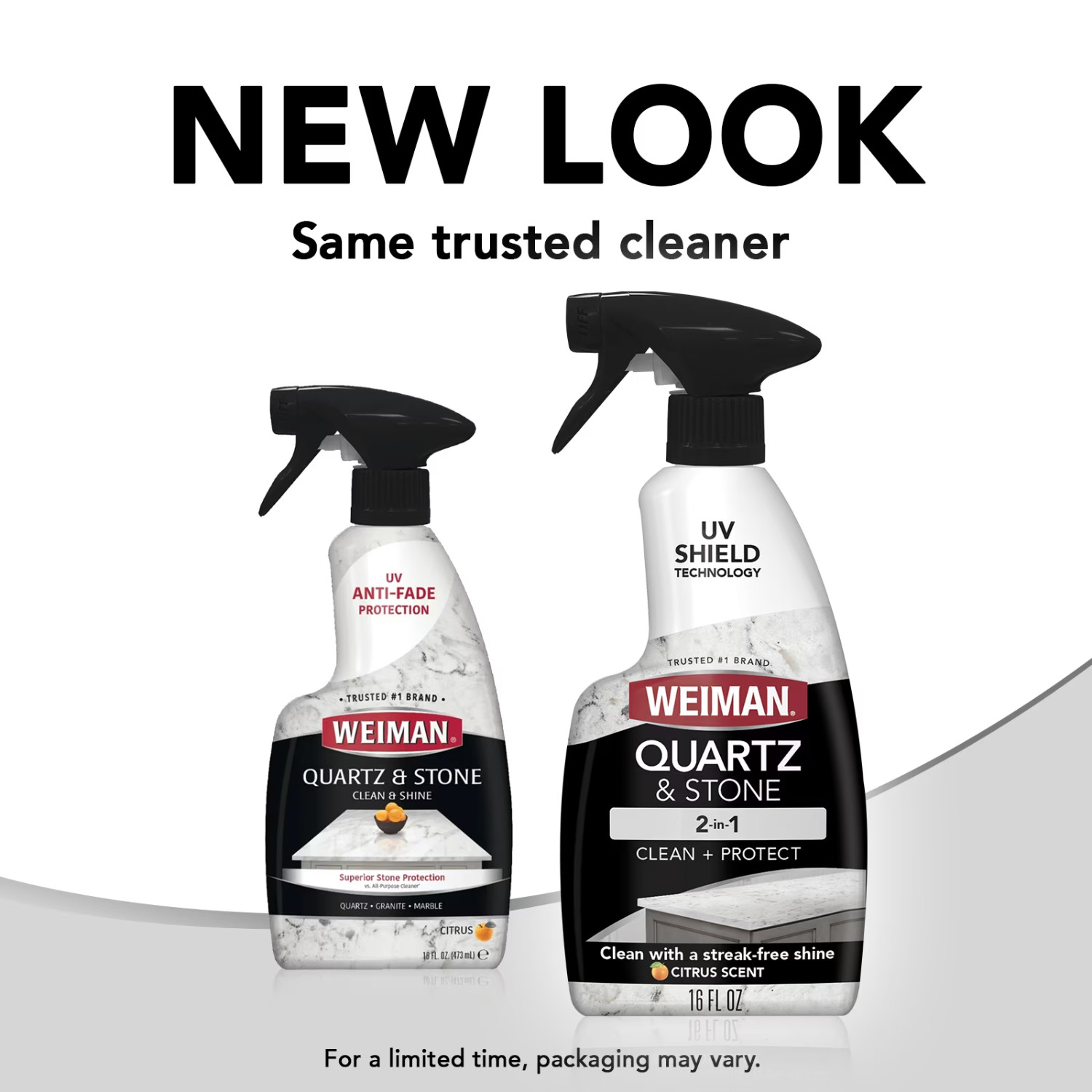 10 Pack Weiman 2 in 1 Quartz Stone Cleaner UV Protection Spray 16 oz