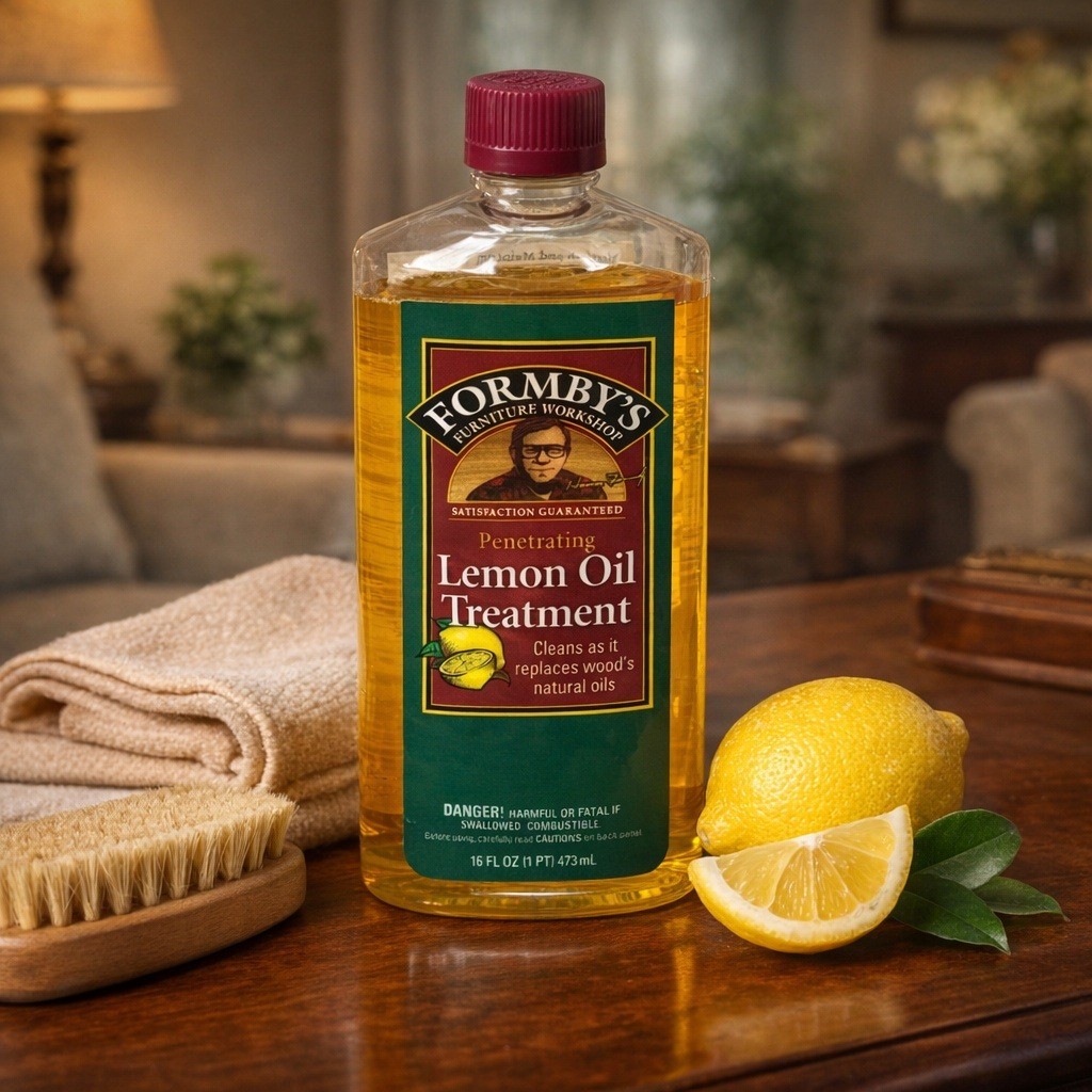 Formbys Penetrating Lemon Oil Wood Furniture Treatment Discontinued 16 fl oz 85%
