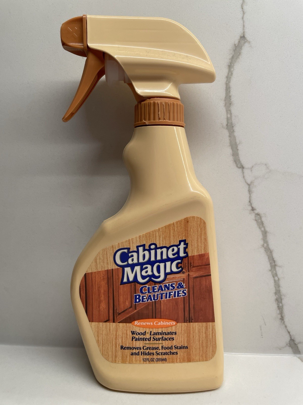 Cabinet Magic Spray Cleaner 12oz PARTIALLY USED-APPROX 80% REMAINING Non-aerosol