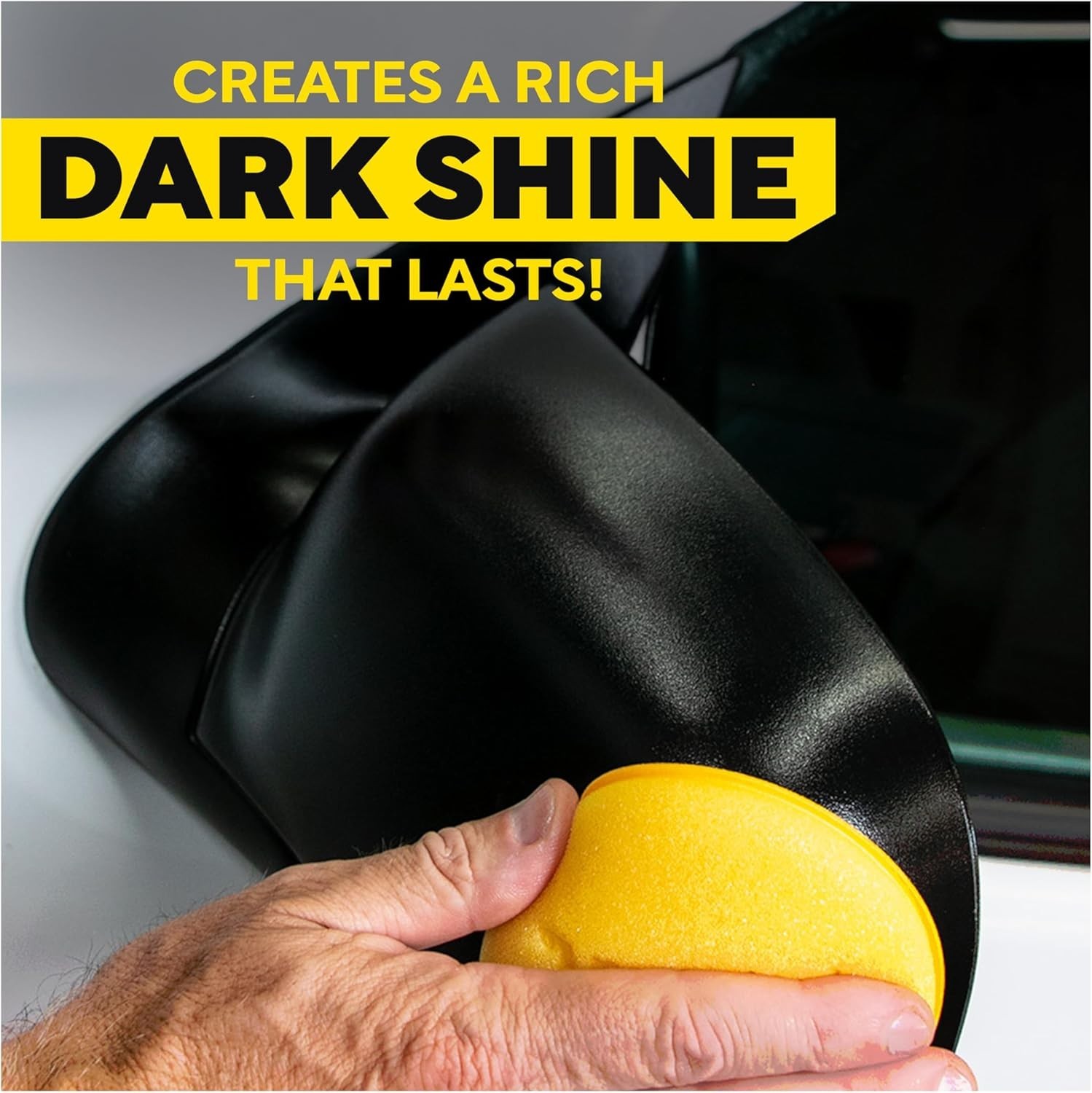 Black Trim & Plastic Restorer 16oz Long Lasting UV Protection for Cars