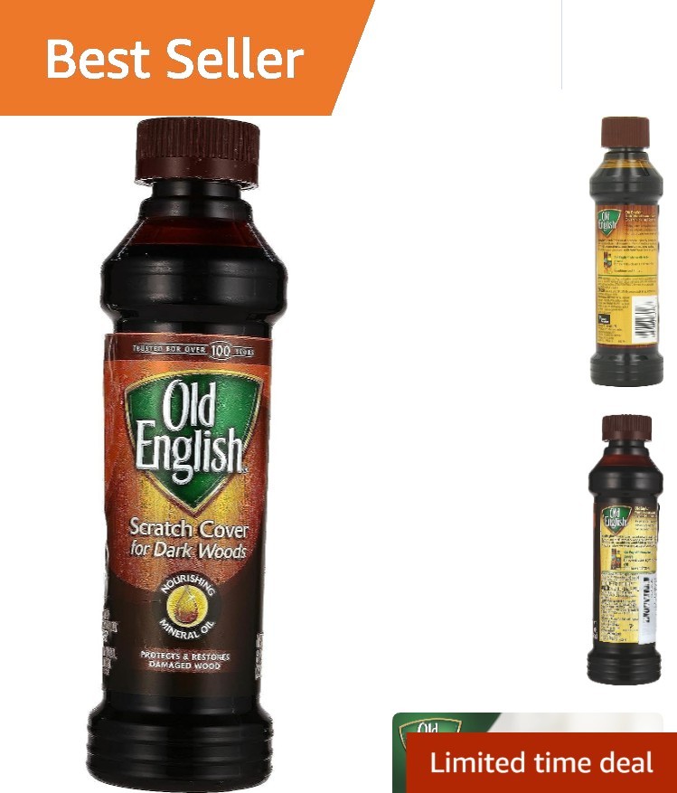 8oz Scratch Cover for Dark Woods – Restore & Protect Your Wood Surfaces