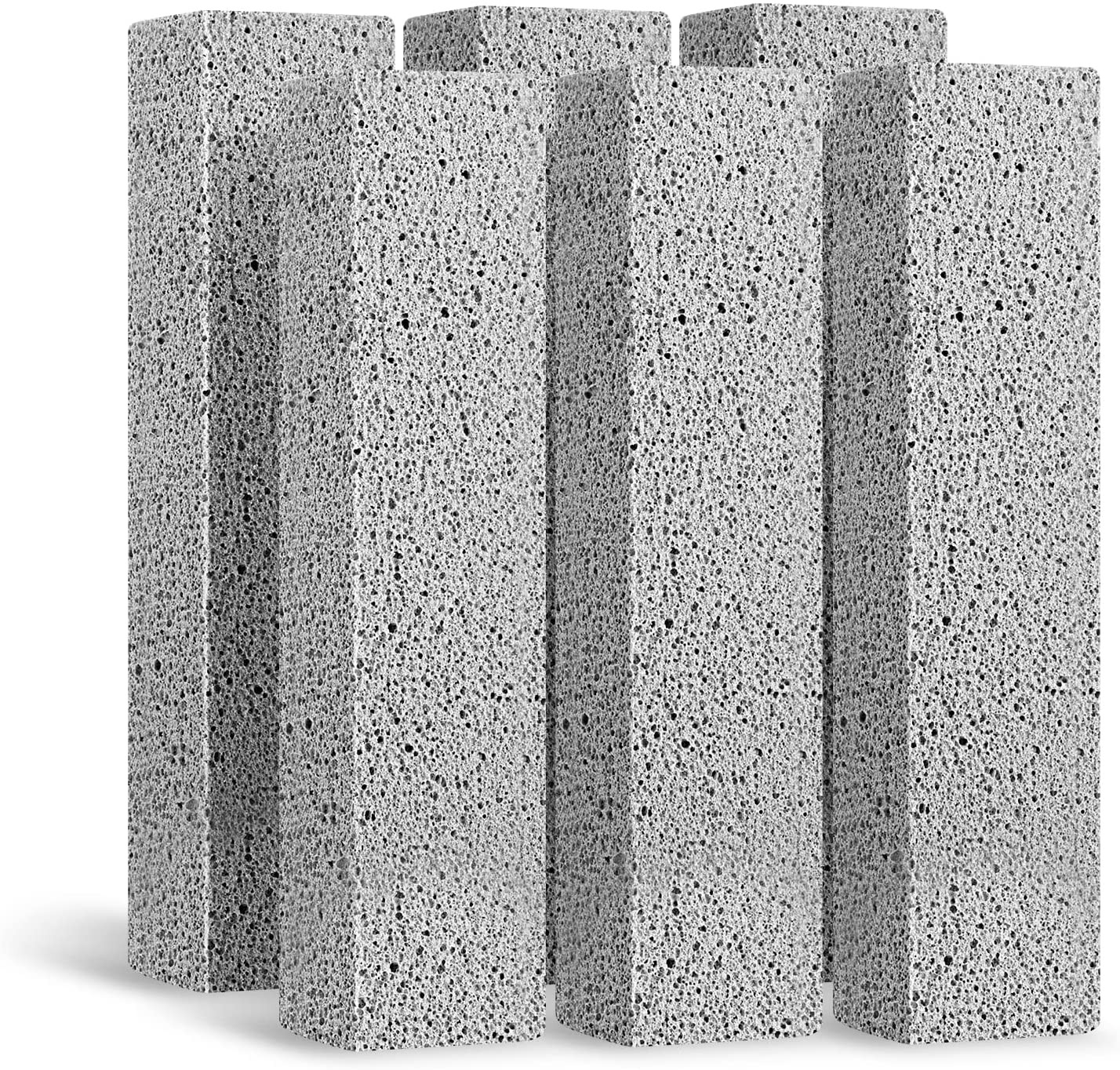 6Pack Pumice Stone for Toilet Cleaning Bowl Stick,Powerfully Cleans