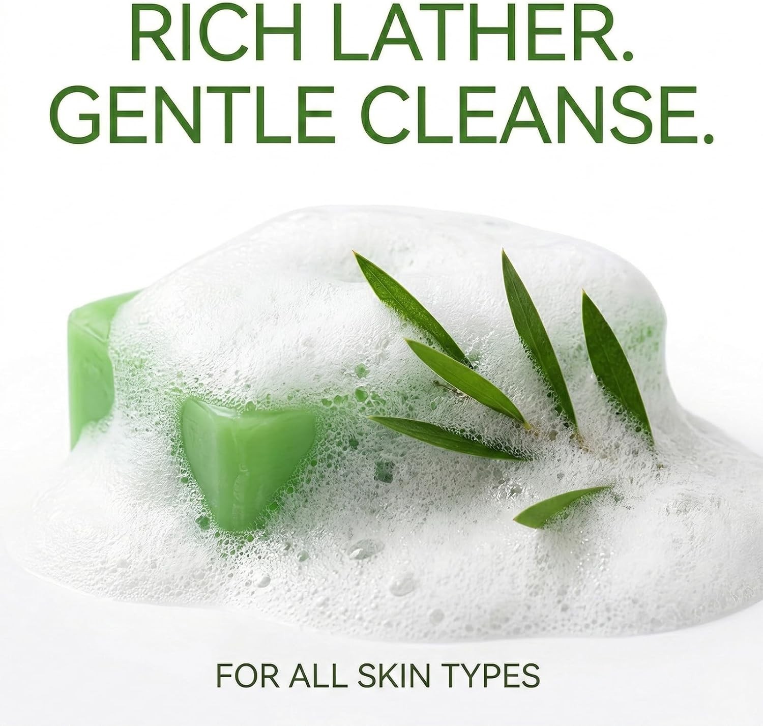 Tea Tree Oil Soap Bar for Face & Body, Natural Tea Tree Soap for