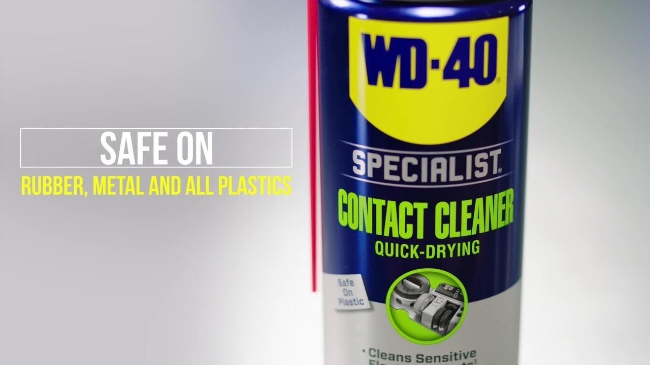 WD-40 Specialist Contact Cleaner 11oz Fast Dry No Residue Electronics Spray