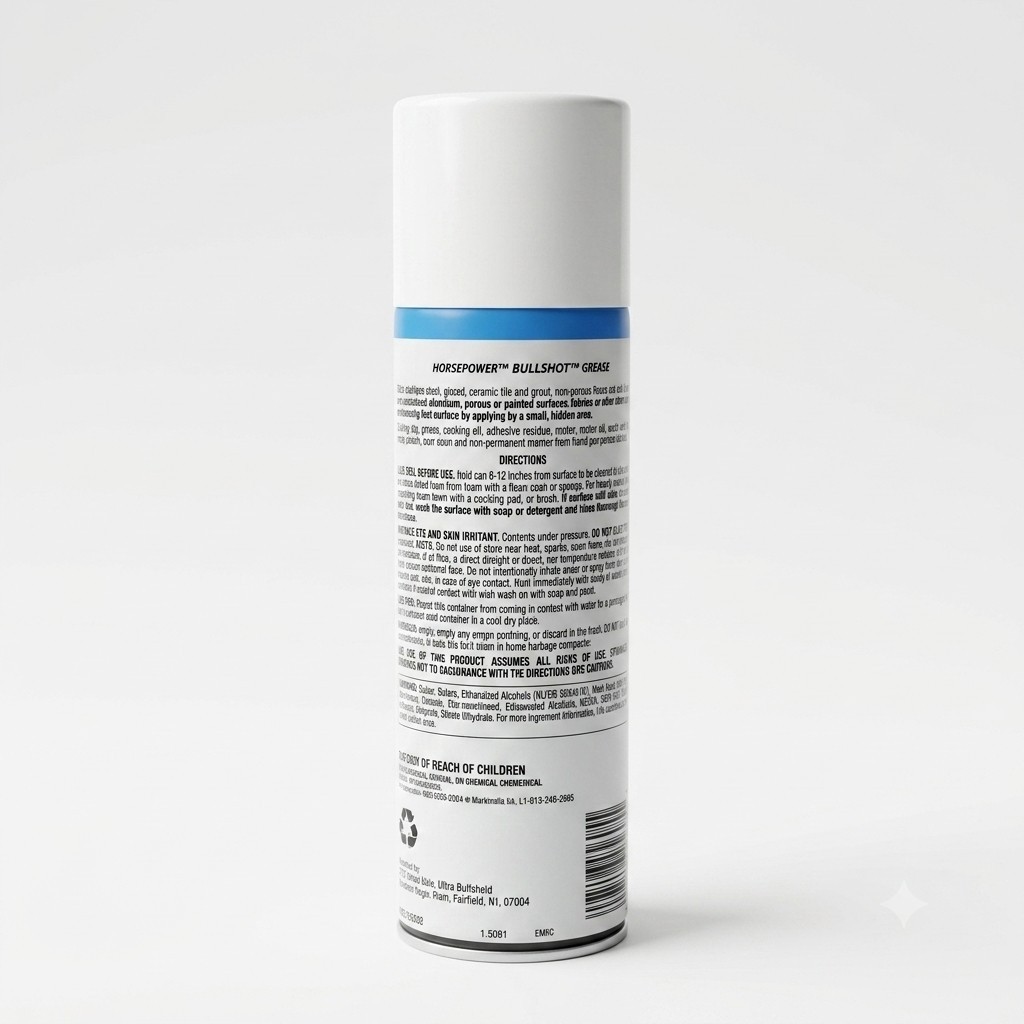 Bull Shot Pro Foaming Degreaser & Grime Remover, Heavy-Duty Formula