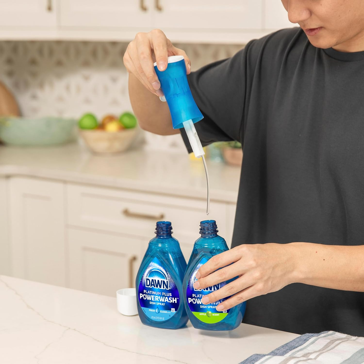 Powerwash Spray, Dish Soap, Dishwashing Liquid, Crisp Lilac, 1 Starter Kit, 16 F