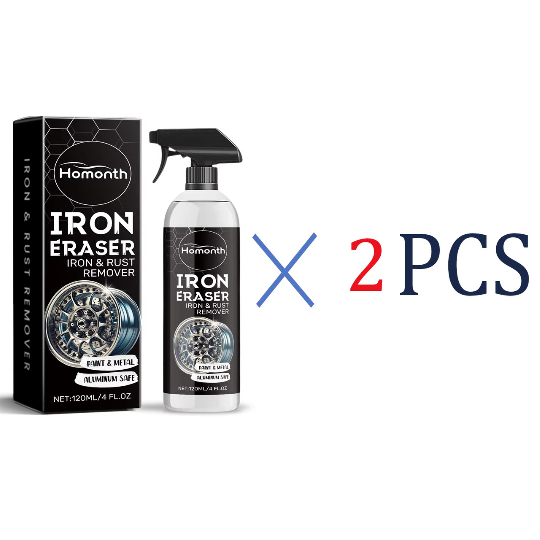 Iron Eraser Rust Remover Spray, Car Wheel Paint Brake Dust Fast Cleaner 120ML US