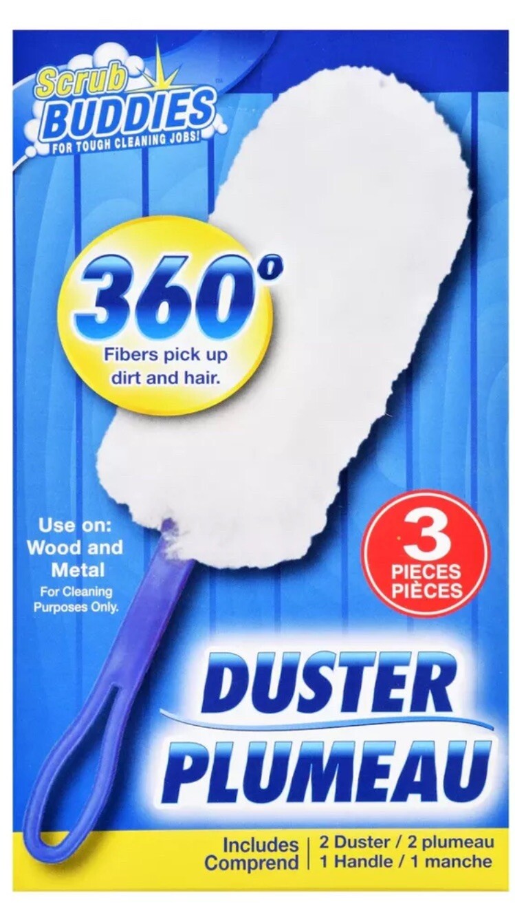 2x Scrub Buddies(TM) Static Dusters Multi Surface USA Seller Free Shipping