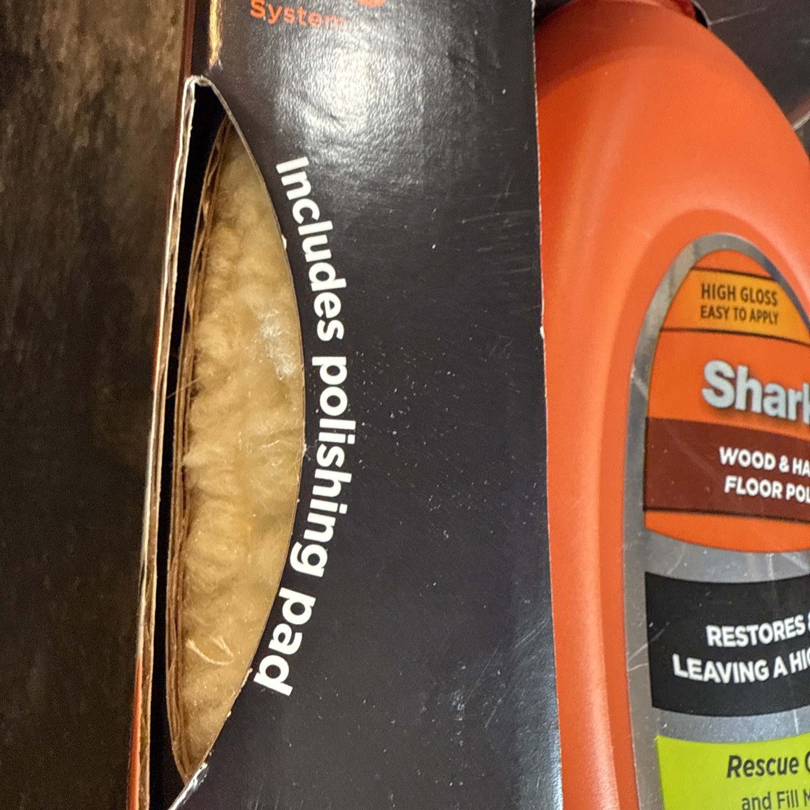 SHARK Wood & Hard Floor Cleaner Wood Floor Polish 28 oz. Discontinued NEW SEALED
