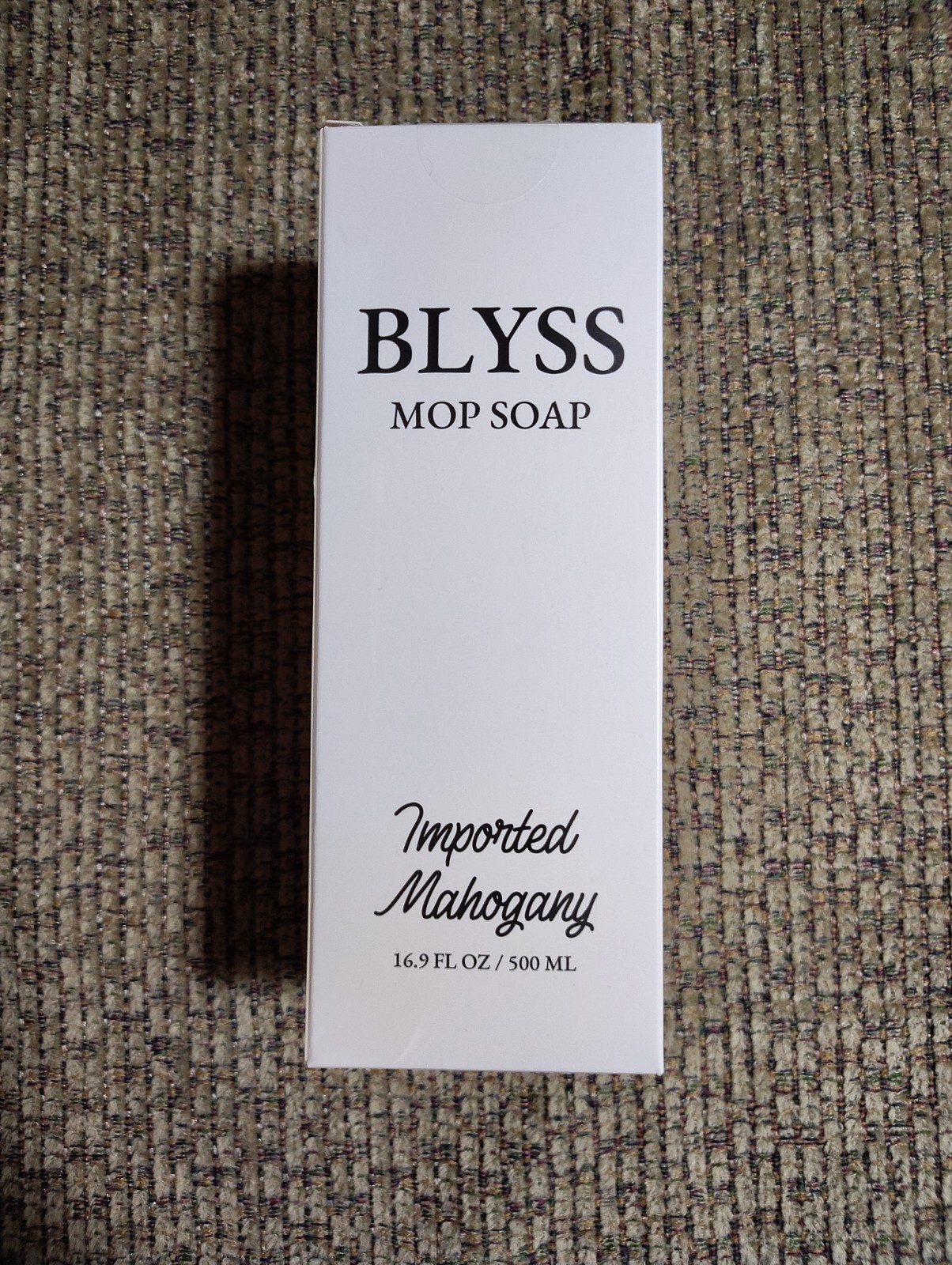 Blyss Mop Soap Imported Mahogany NIB 16.9 Oz 500 ML – NIB