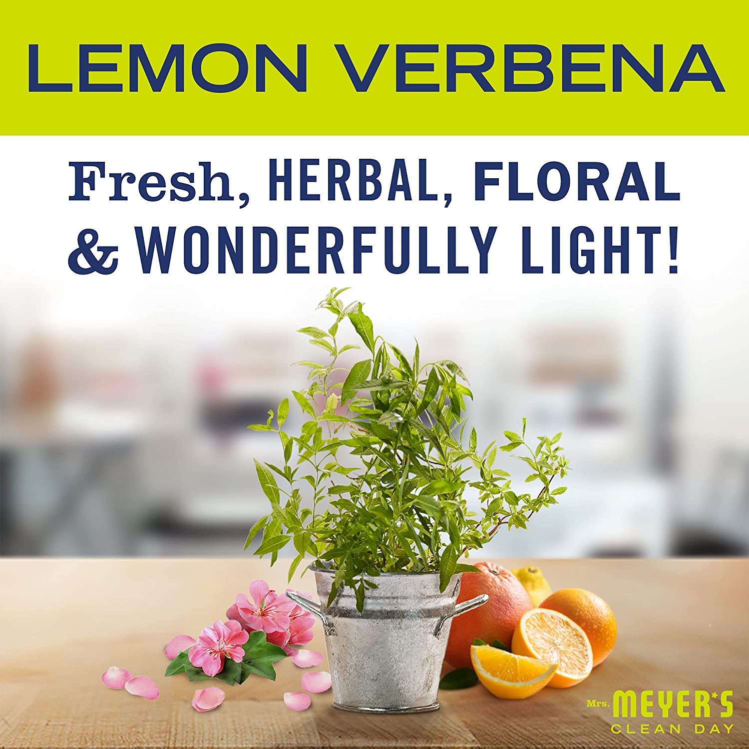 Mrs. Meyer’s Clean Day Mirror & Window Cleaner, Lemon Verbena, 24 Fl Oz
