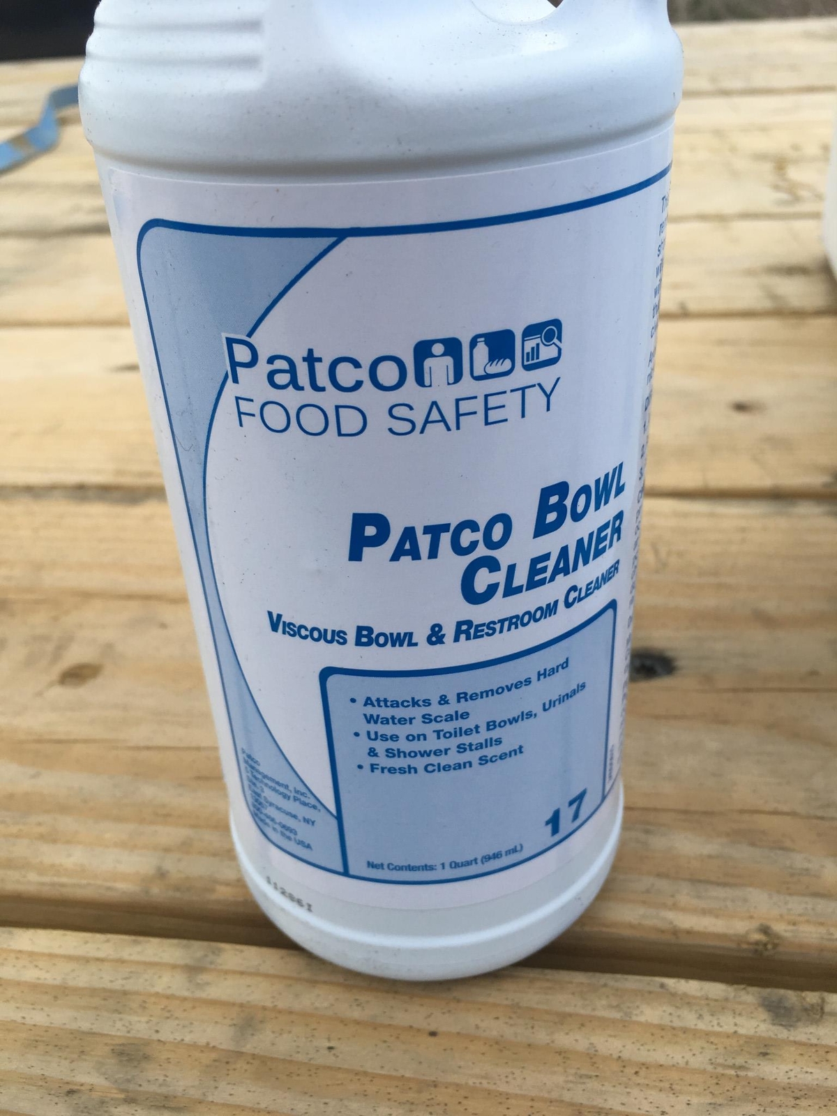 12x 1Qt Patco Food Safety Bowl Cleaner Viscous Toilet & Restroom Urinals Showers