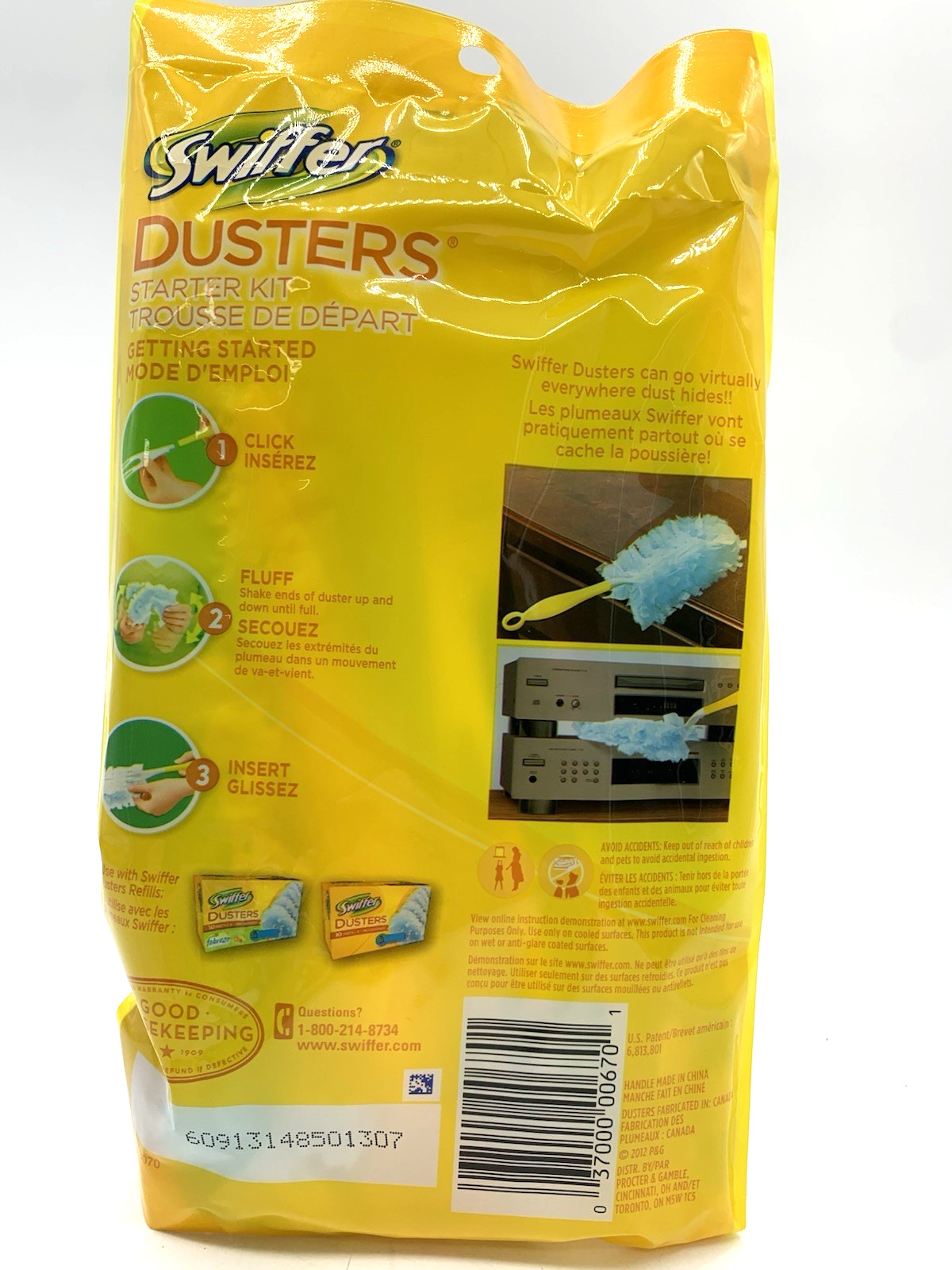 Swiffer Dusters Starter Kit Includes 1 Handle and 1 Duster