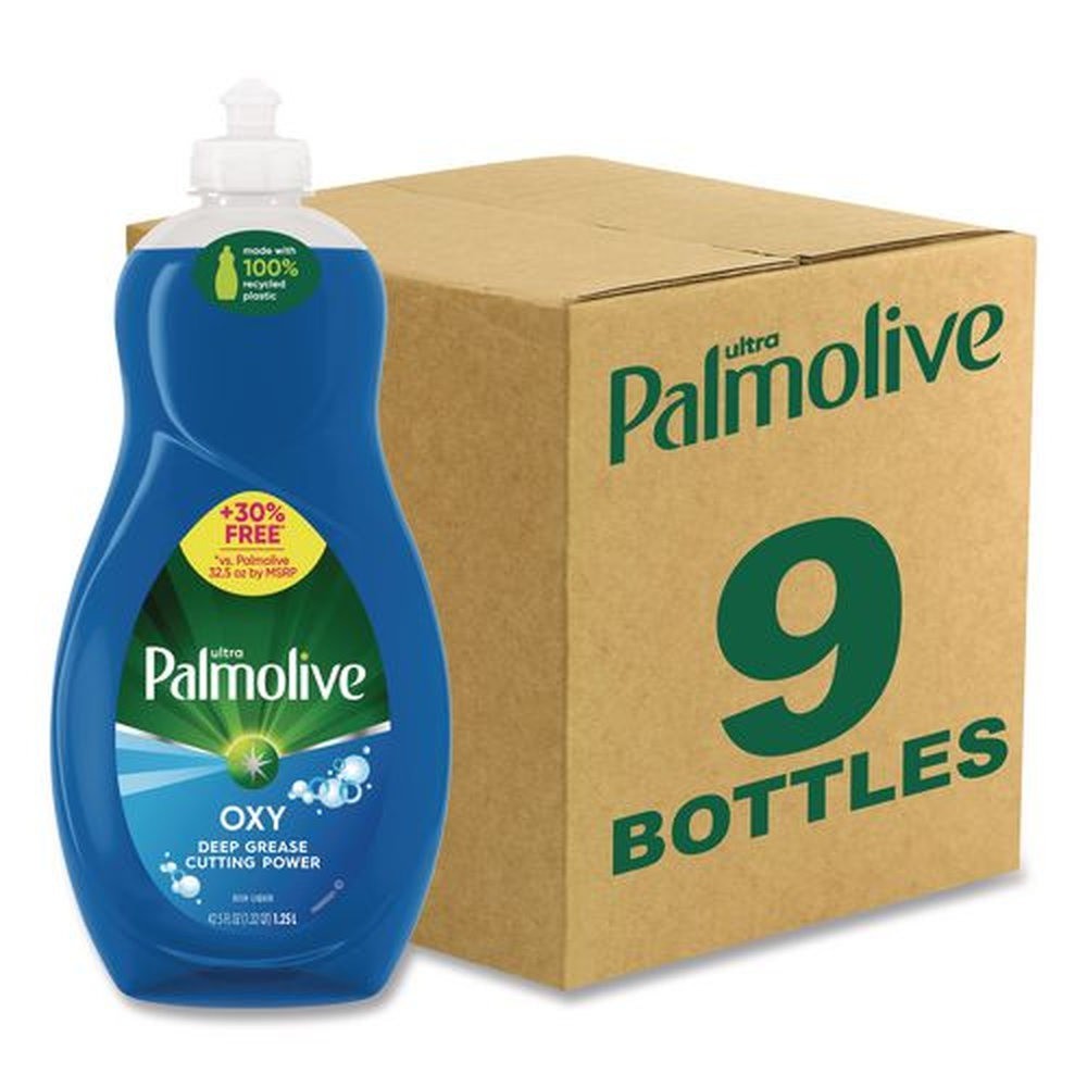 Ultra Palmolive US04273CT 32 oz Bottle Oxy Dishwashing Liquid – Fresh (9/CT) New