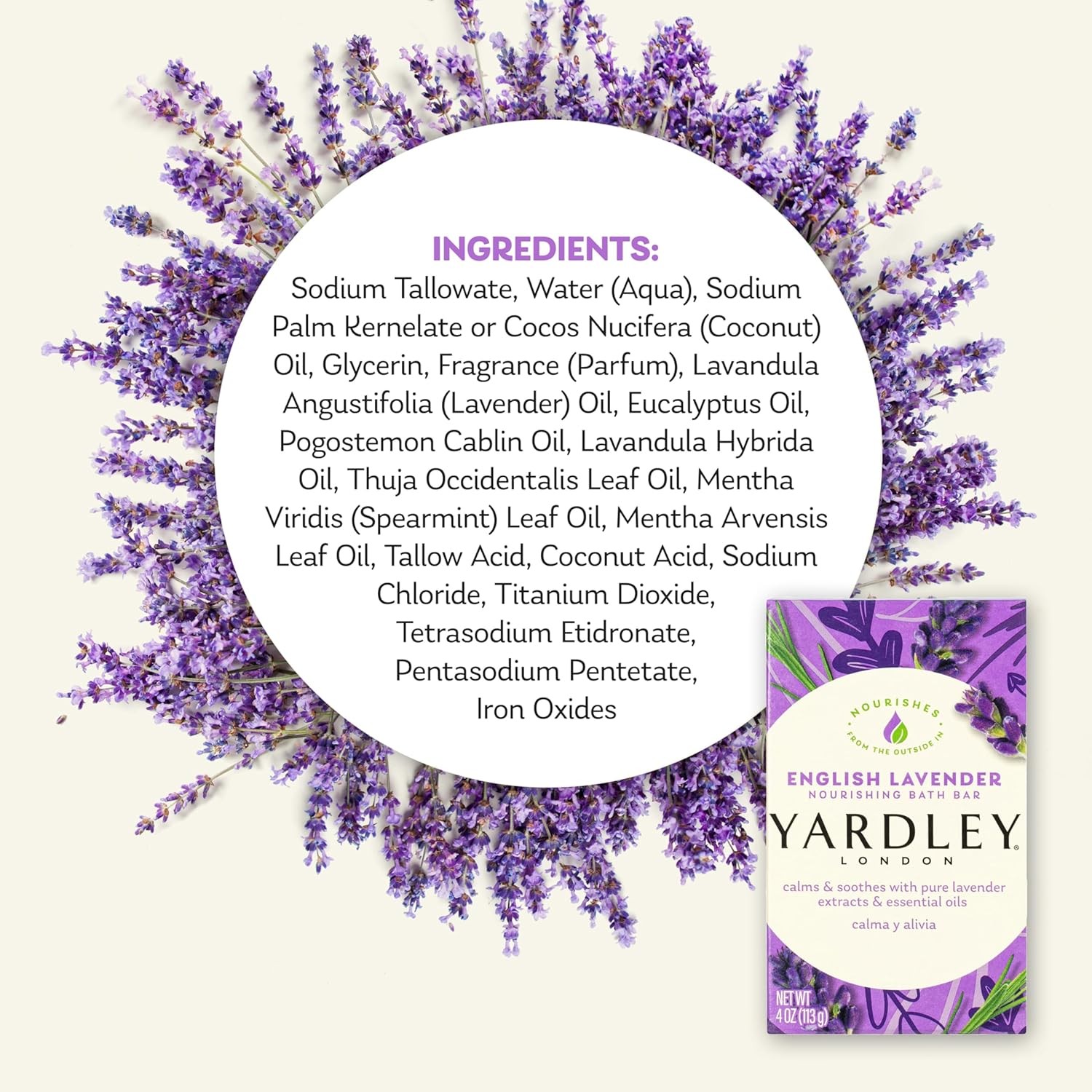 Yardley Bar Soap, English Lavender, 2 Count