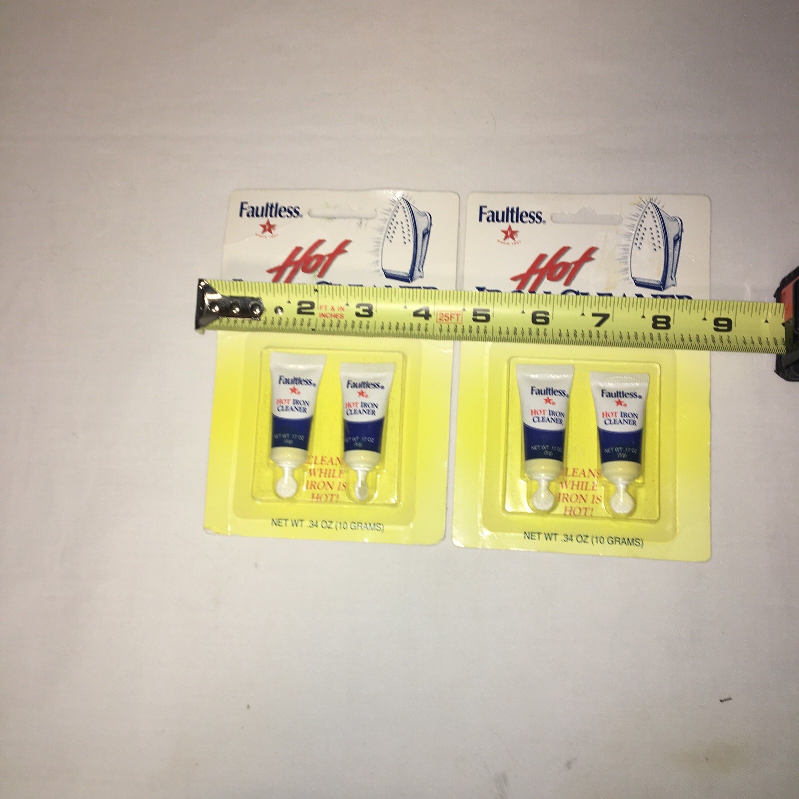 Lot Of 2 Faultless Hot Iron Cleaner New