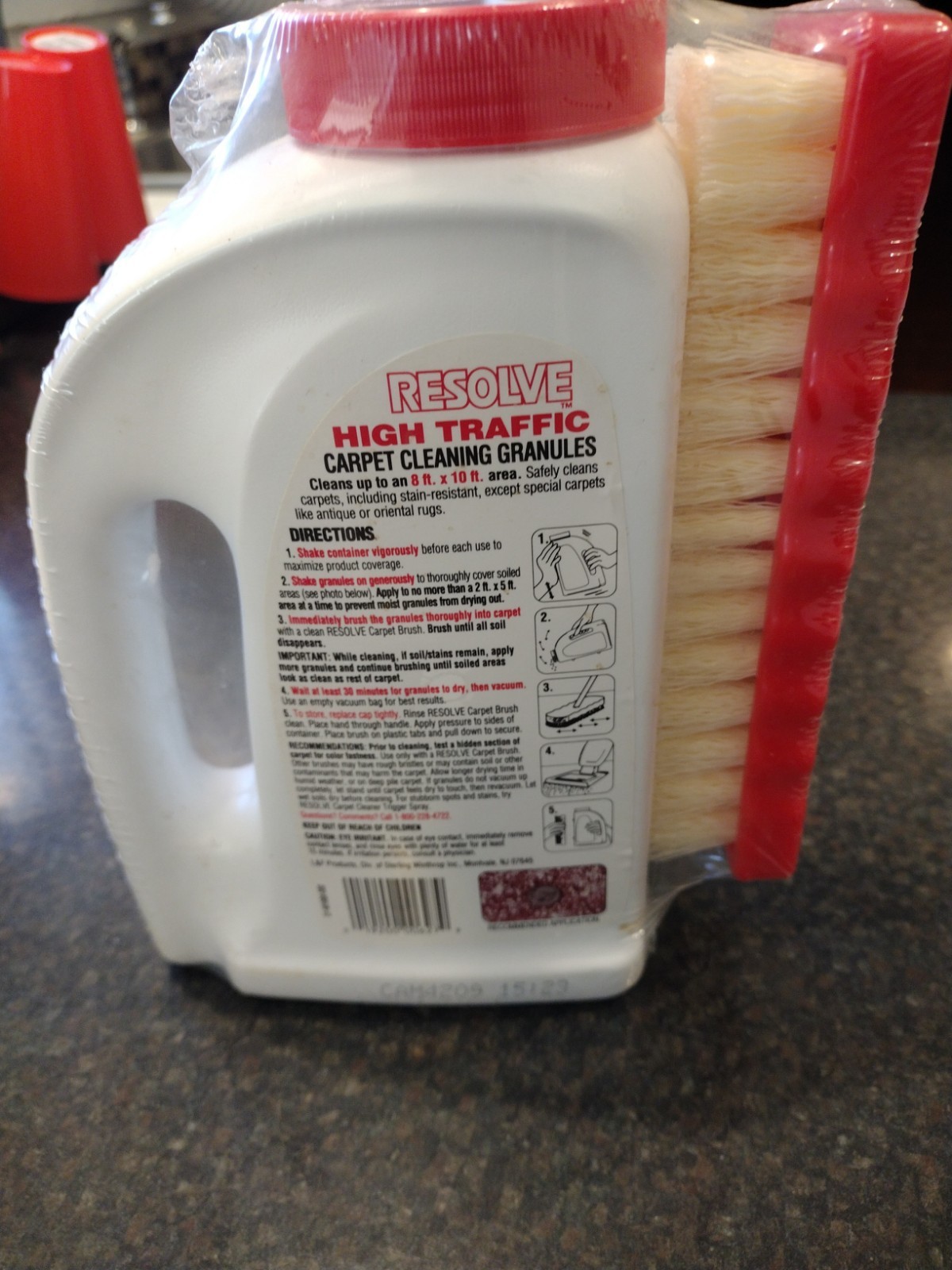 RESOLVE High Traffic Carpet Cleaning Granules Starter Pack Discontinued Vintage
